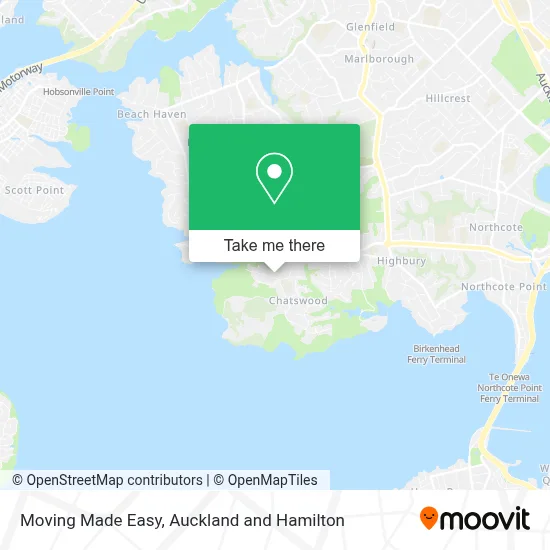 Moving Made Easy map