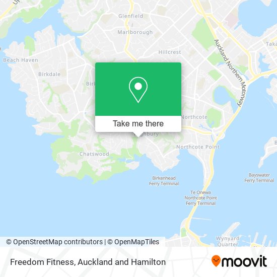 Freedom Fitness map