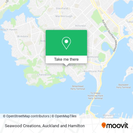 Seawood Creations map