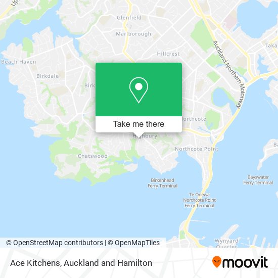 Ace Kitchens map