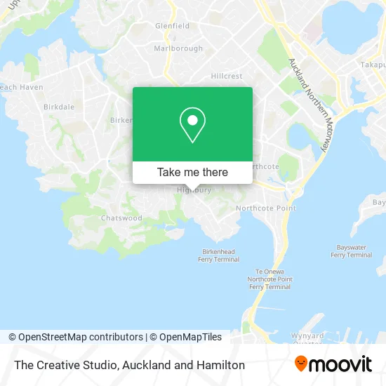The Creative Studio map