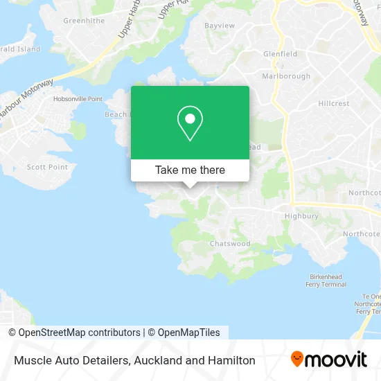 Muscle Auto Detailers map