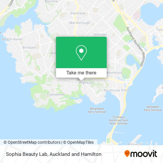 Sophia Beauty Lab map