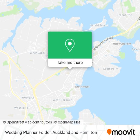 Wedding Planner Folder map