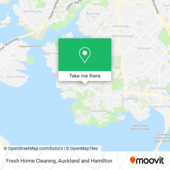 Fresh Home Cleaning map