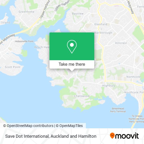 Save Dot International map