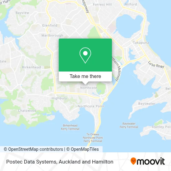Postec Data Systems map