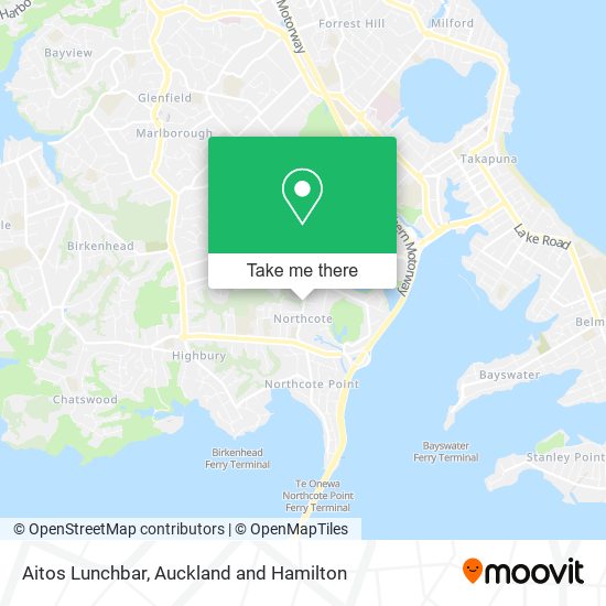 Aitos Lunchbar map