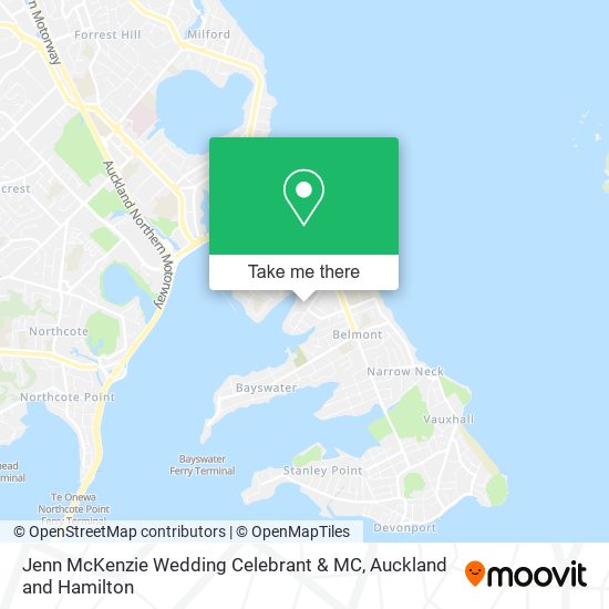 Jenn McKenzie Wedding Celebrant & MC map