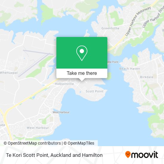 Te Kori Scott Point map