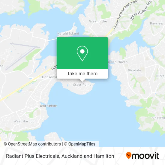 Radiant Plus Electricals map