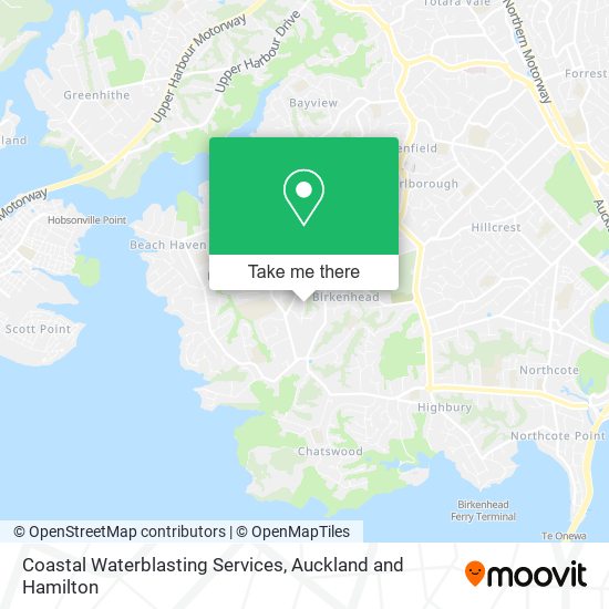 Coastal Waterblasting Services map