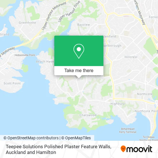 Teepee Solutions Polished Plaster Feature Walls map