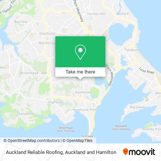 Auckland Reliable Roofing地图