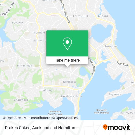 Drakes Cakes map