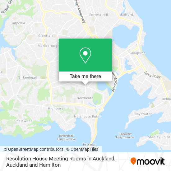 Resolution House Meeting Rooms in Auckland地图