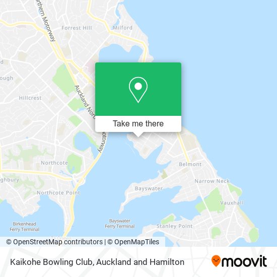 Kaikohe Bowling Club map