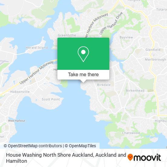 House Washing North Shore Auckland地图