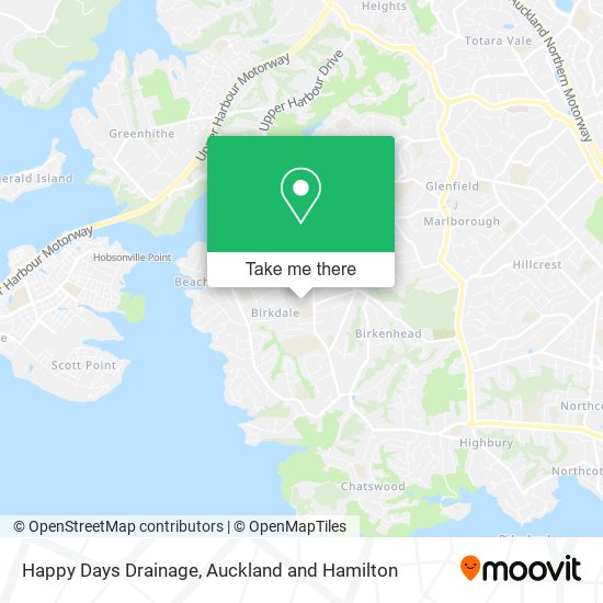 Happy Days Drainage map