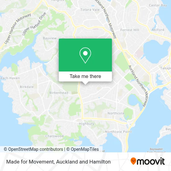 Made for Movement map