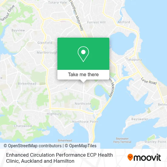 Enhanced Circulation Performance ECP Health Clinic map