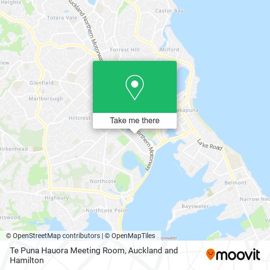 Te Puna Hauora Meeting Room map