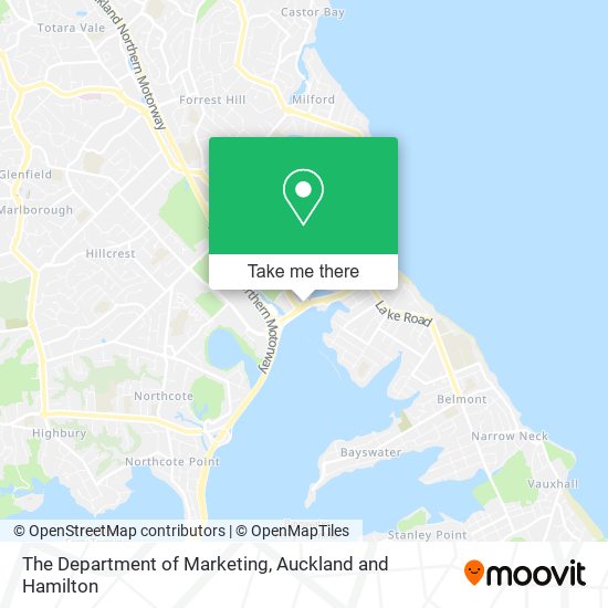 The Department of Marketing map