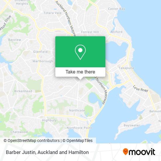 Barber Justin map