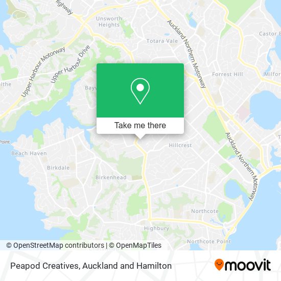 Peapod Creatives map