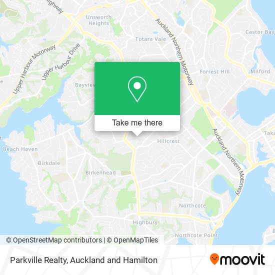 Parkville Realty map