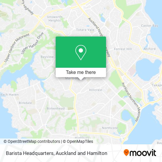 Barista Headquarters map