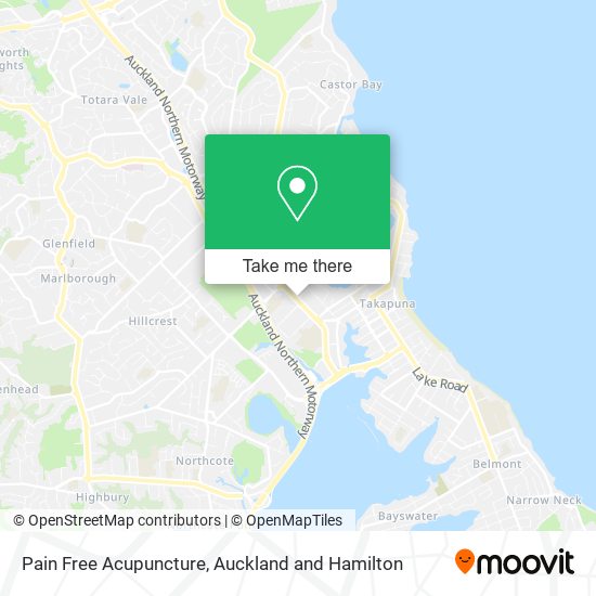 Pain Free Acupuncture map