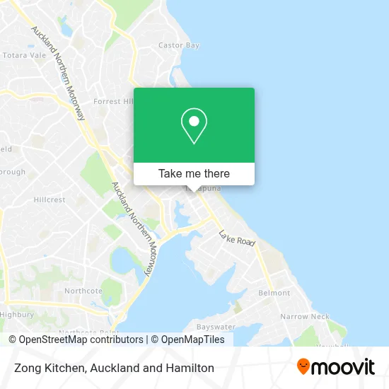Zong Kitchen map