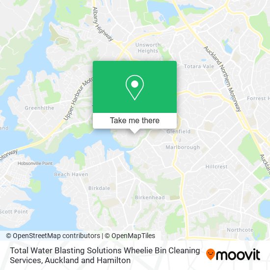 Total Water Blasting Solutions Wheelie Bin Cleaning Services map