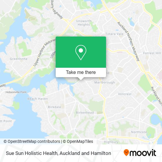 Sue Sun Holistic Health map