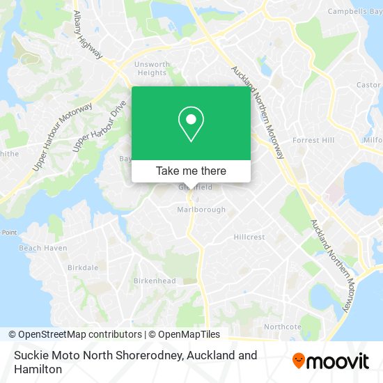 Suckie Moto North Shorerodney map