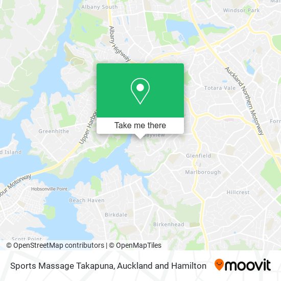 Sports Massage Takapuna地图