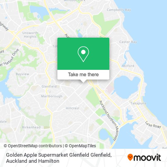 Golden Apple Supermarket Glenfield Glenfield地图