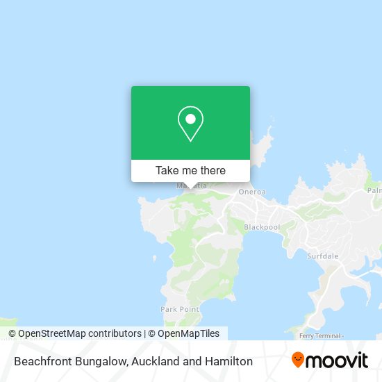 Beachfront Bungalow map