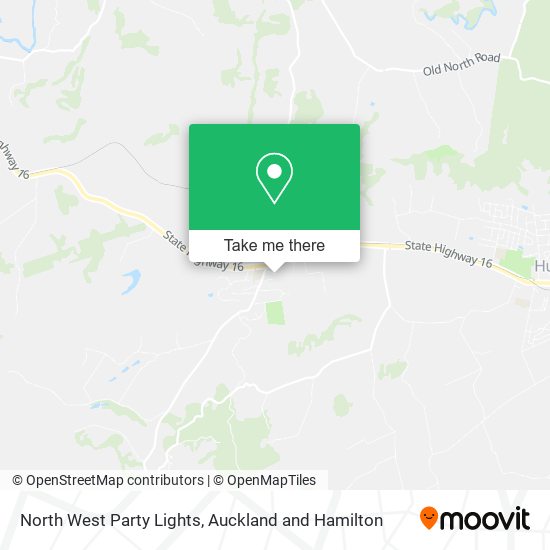 North West Party Lights map