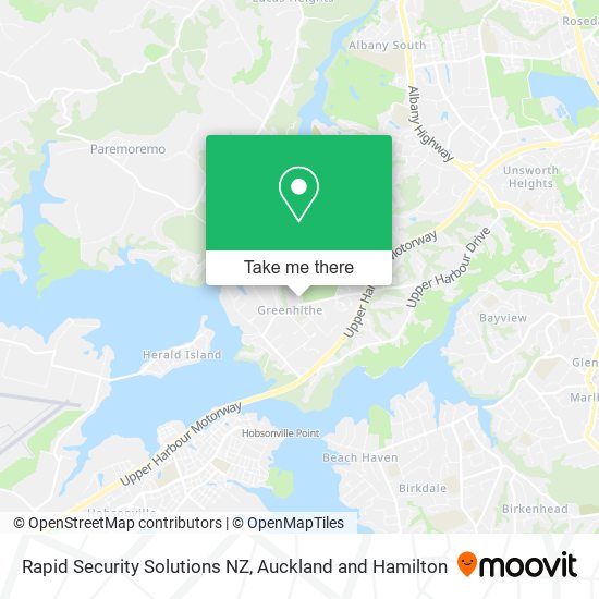 Rapid Security Solutions NZ map