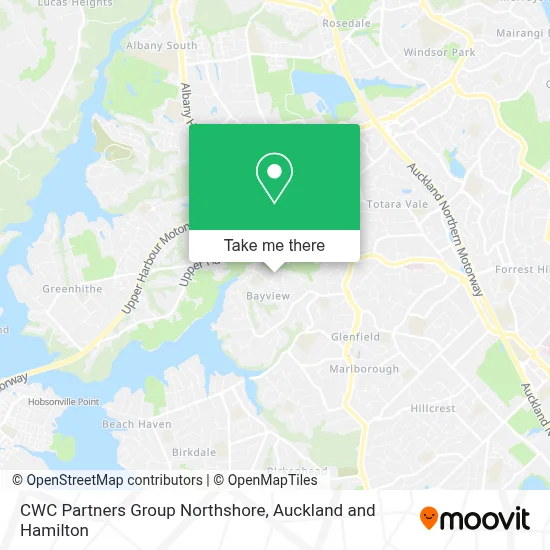 CWC Partners Group Northshore map