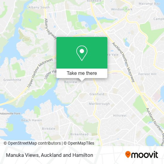 Manuka Views地图