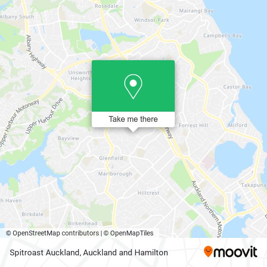 Spitroast Auckland地图