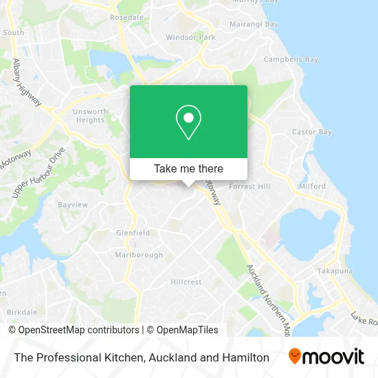 The Professional Kitchen map