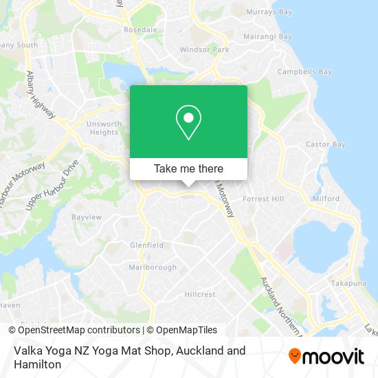 Valka Yoga NZ Yoga Mat Shop map