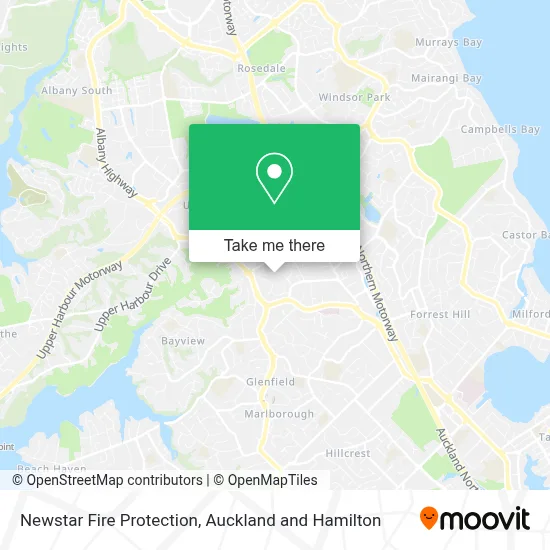 Newstar Fire Protection map