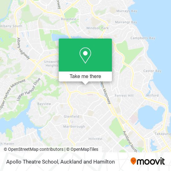 Apollo Theatre School map