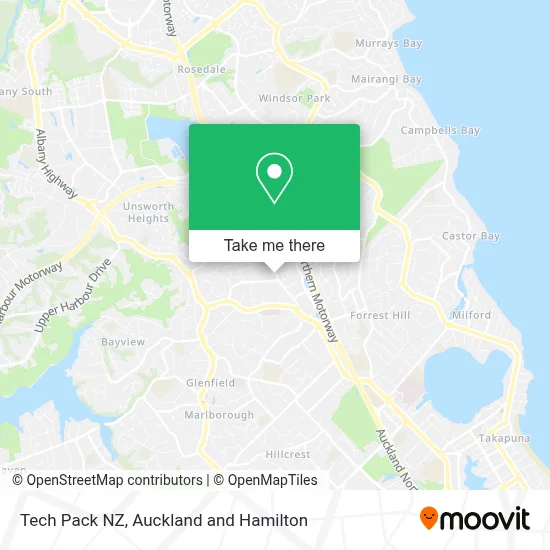Tech Pack NZ map