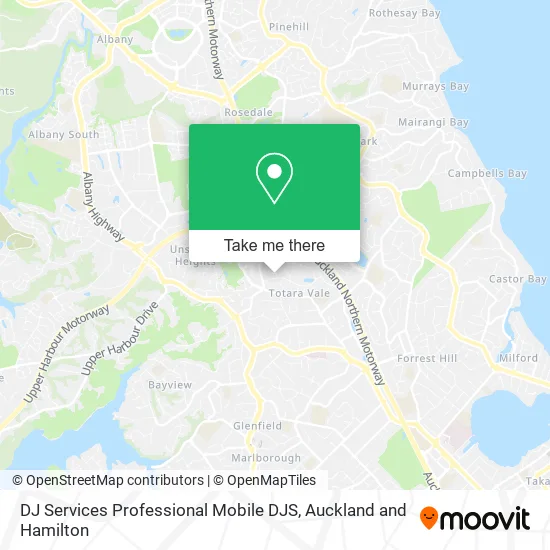 DJ Services Professional Mobile DJS map